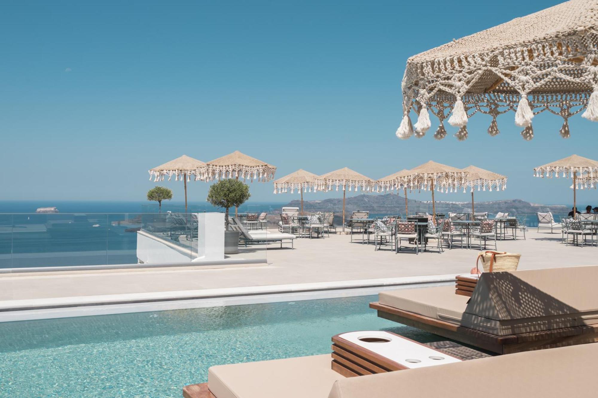 Apeiron Blue Santorini - Sustainable Adults Only 14 Plus Fira  Exterior photo