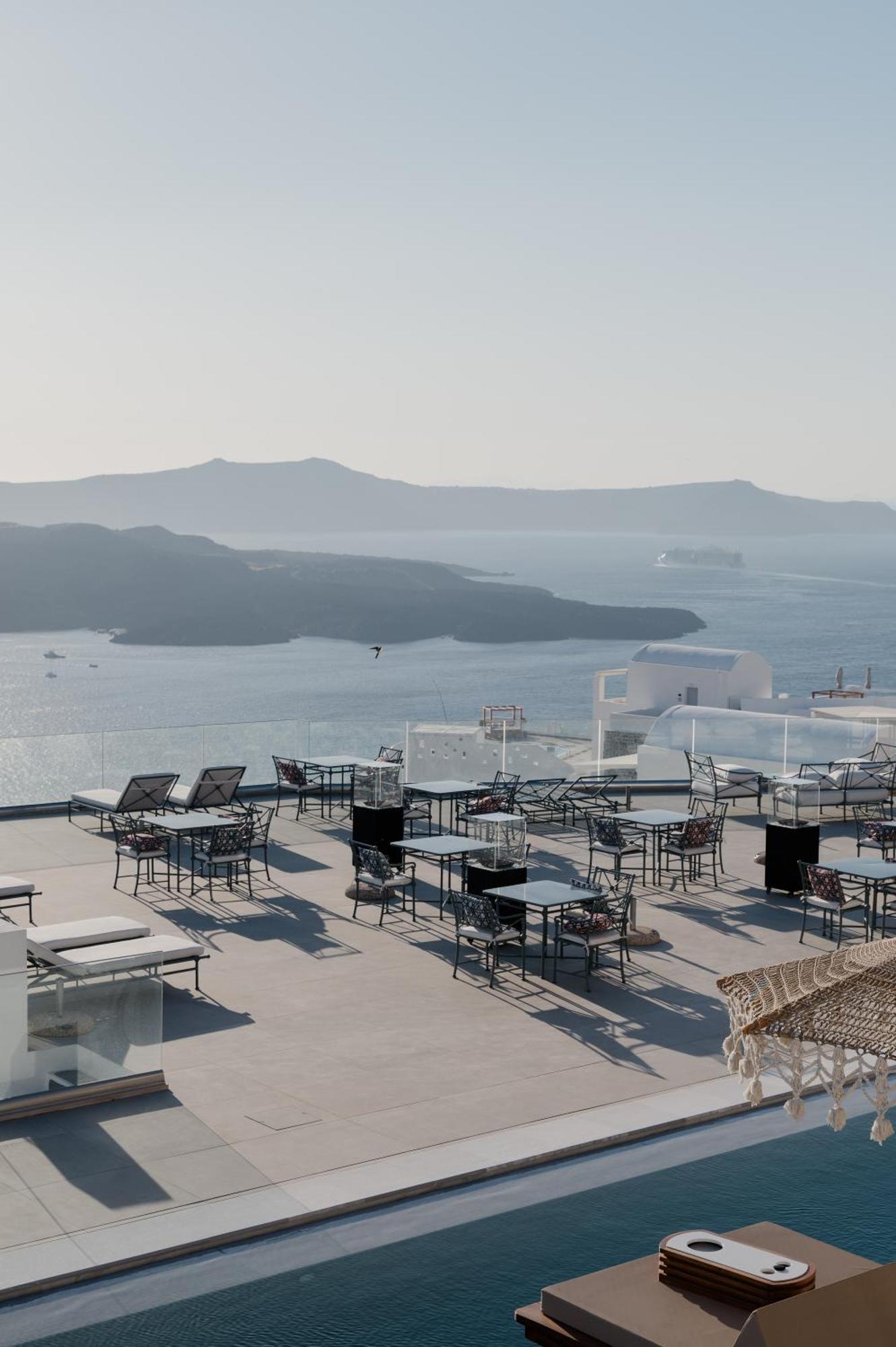 Apeiron Blue Santorini - Sustainable Adults Only 14 Plus Fira  Exterior photo