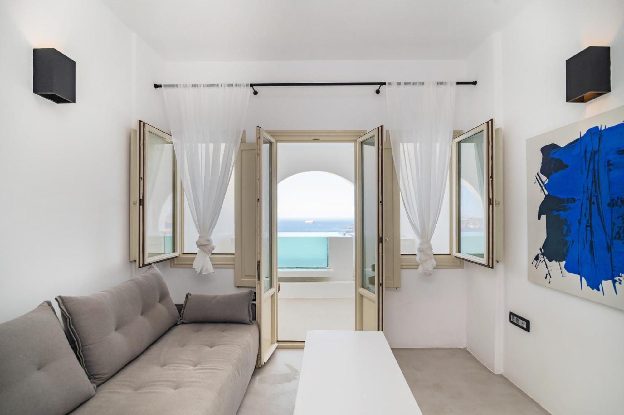 Apeiron Blue Santorini - Sustainable Adults Only 14 Plus Fira  Exterior photo