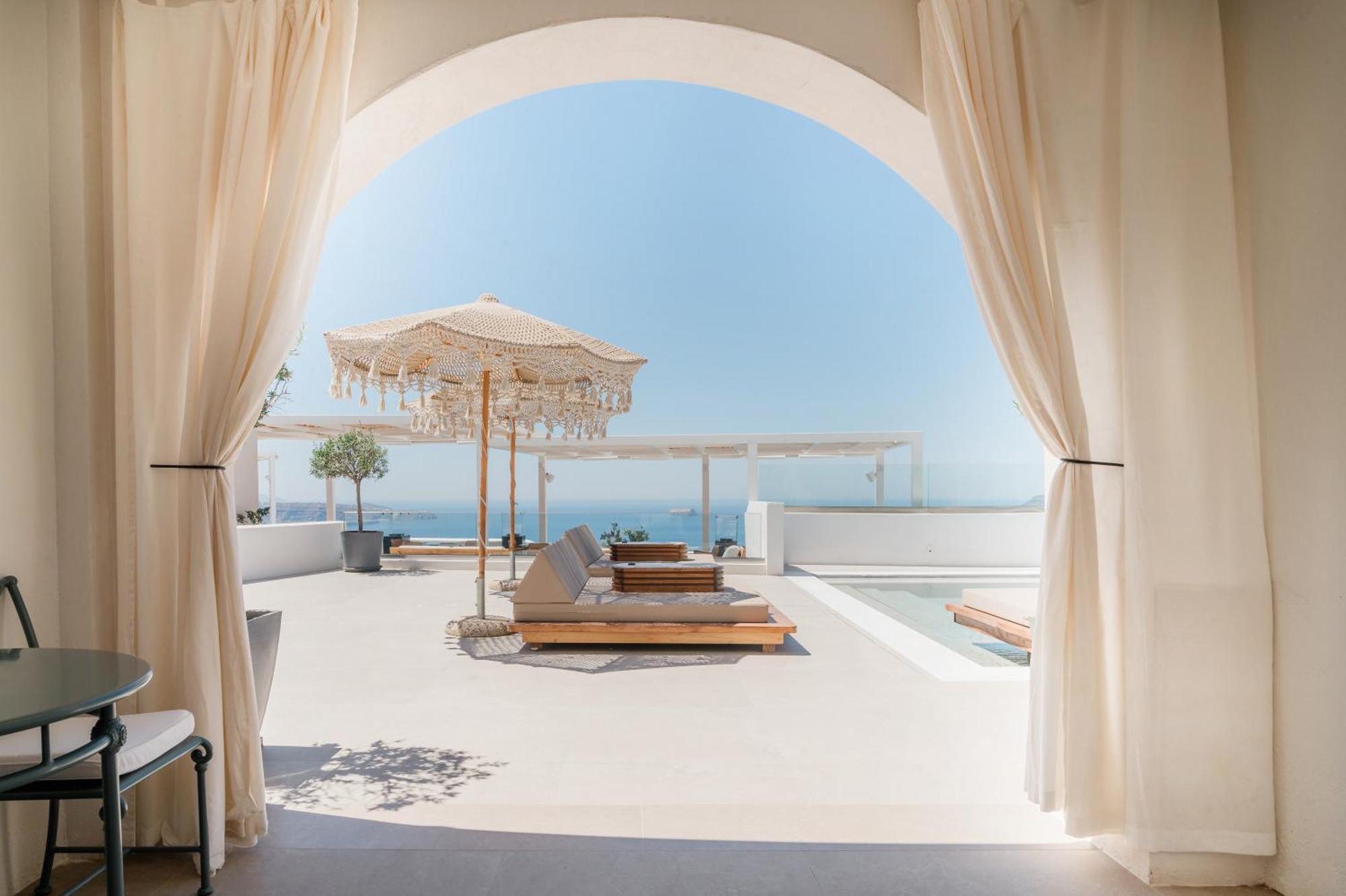 Apeiron Blue Santorini - Sustainable Adults Only 14 Plus Fira  Exterior photo