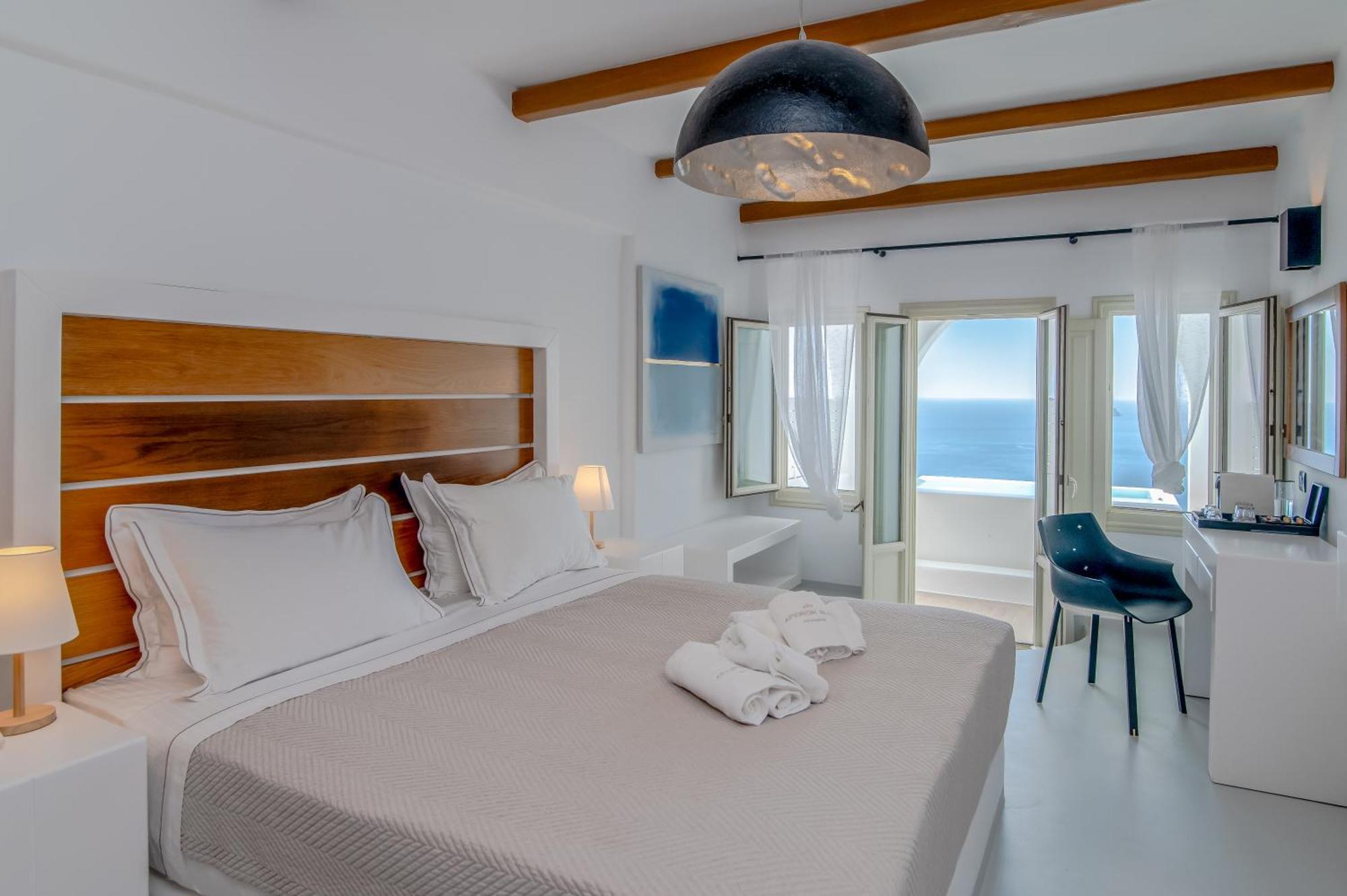 Apeiron Blue Santorini - Sustainable Adults Only 14 Plus Fira  Exterior photo